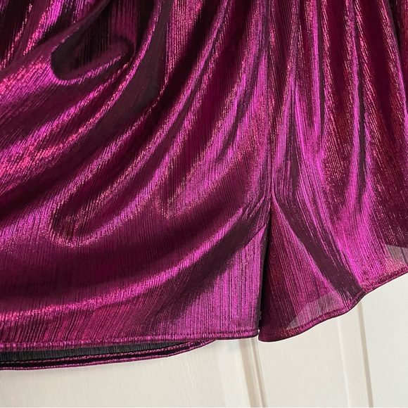 Zara Pink Metallic Shorts - Picture 5 of 5